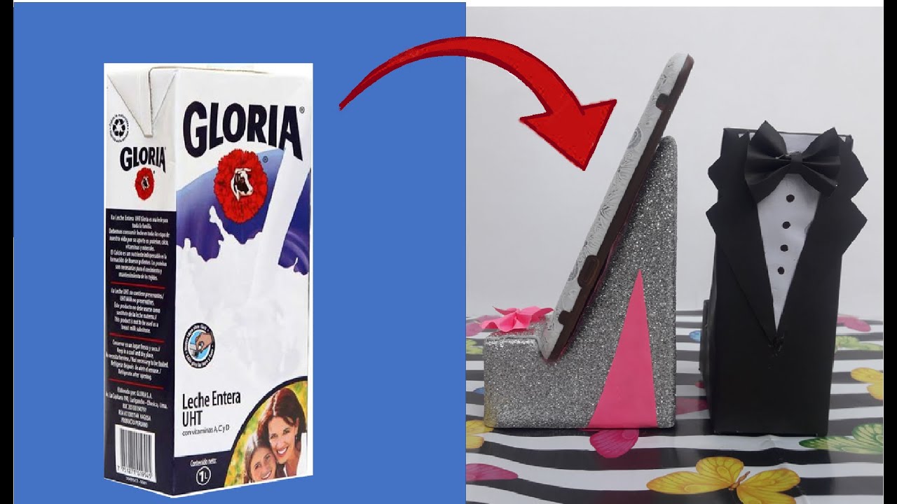 PORTA CELULAR CASERO FÁCIL DE HACER/RECICLAJE/MANUALISIMAMENTE
