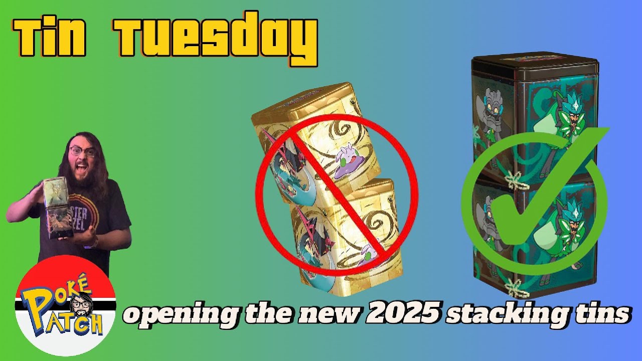The 2025 Pokémon Stacking Tins are BUSTED | Tin Tuesday