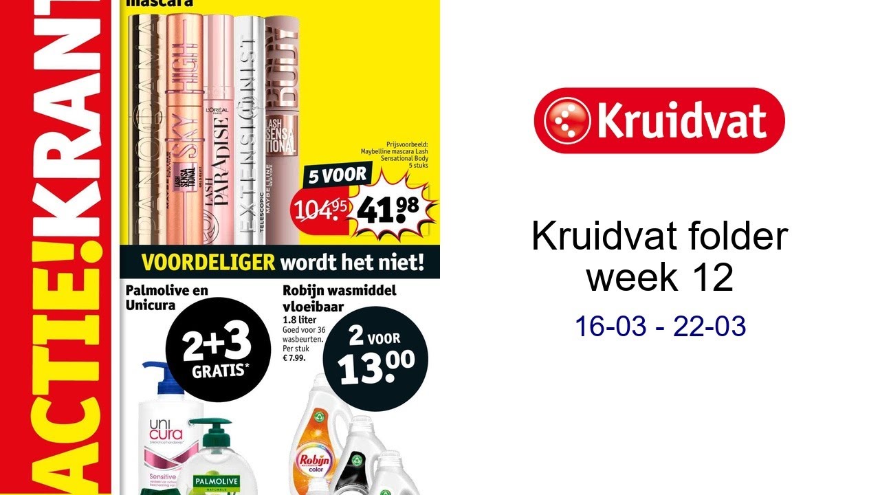 Kruidvat folder week 12 16-03 - 22-03