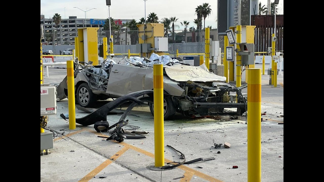 Muere automovilista al intentar ingresar a EU en garita