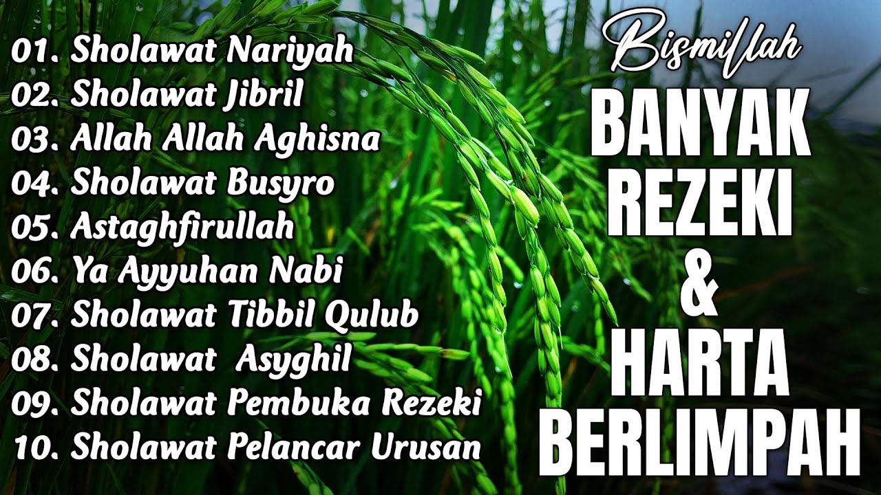 KUMPULAN SHOLAWAT TERBARU 2025 | SHOLAWAT JIBRIL PENARIK REZEKI, BUSYRO | SHOLAWAT TERPOPULER 2025