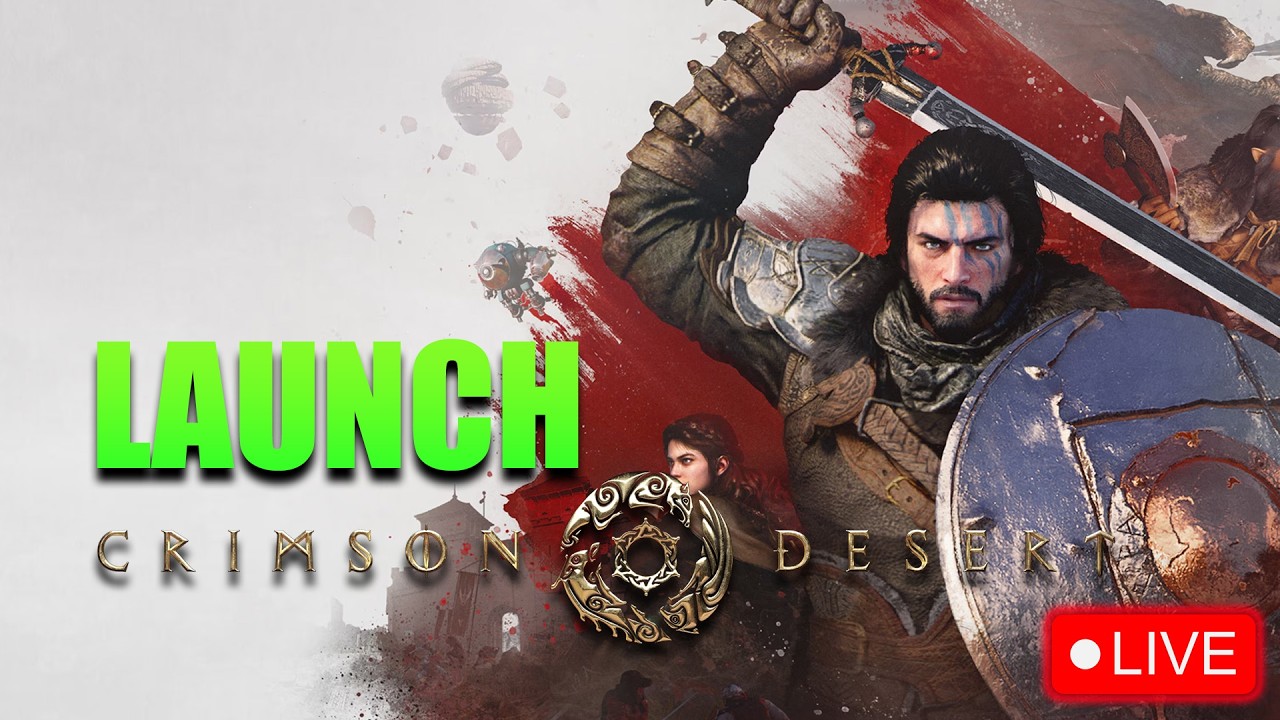 IT'S TIME, CRIMSON DESERT LAUNCH TODAY - NON SPONSORED❗DROPS ON TWITCH❗!exitlag !factor
