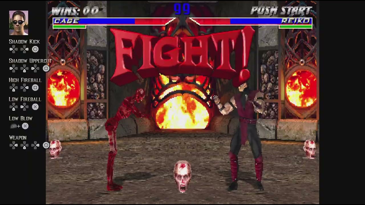 Mortal Kombat 4 arcade Meat playthrough