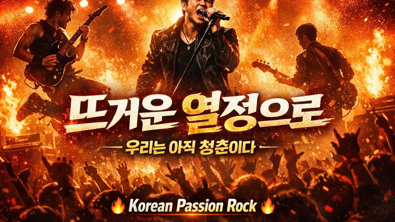 🔥뜨거운 열정으로🔥 | 청춘을 불태우는 한국 락밴드 응원가 | Passion Rock Anthem