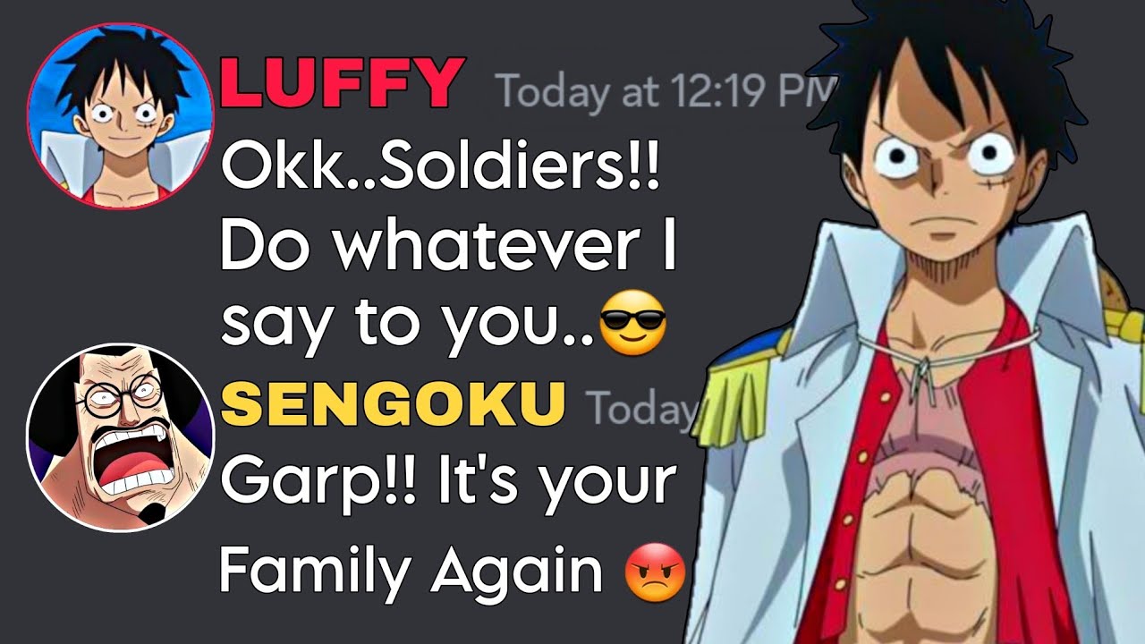 If Luffy become Admiral for 24 Hours | One Piece discord server