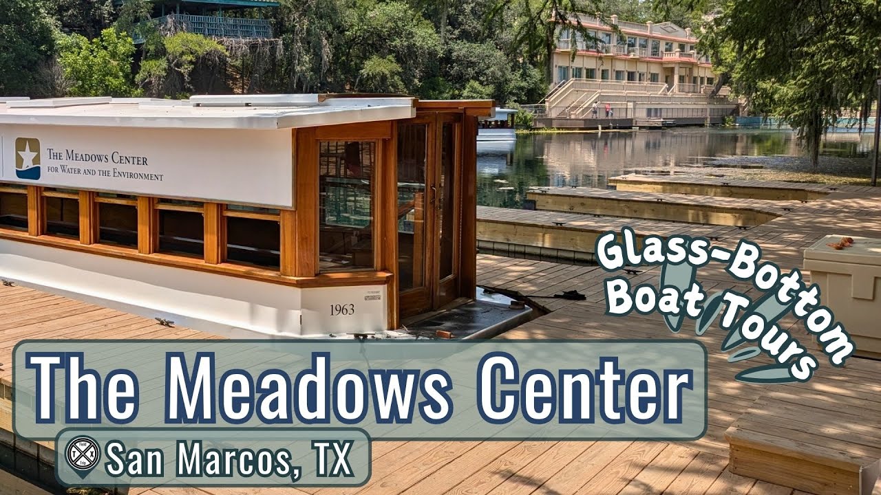 Glass-Bottom Boat Tours at the Meadows Center in San Marcos, Texas