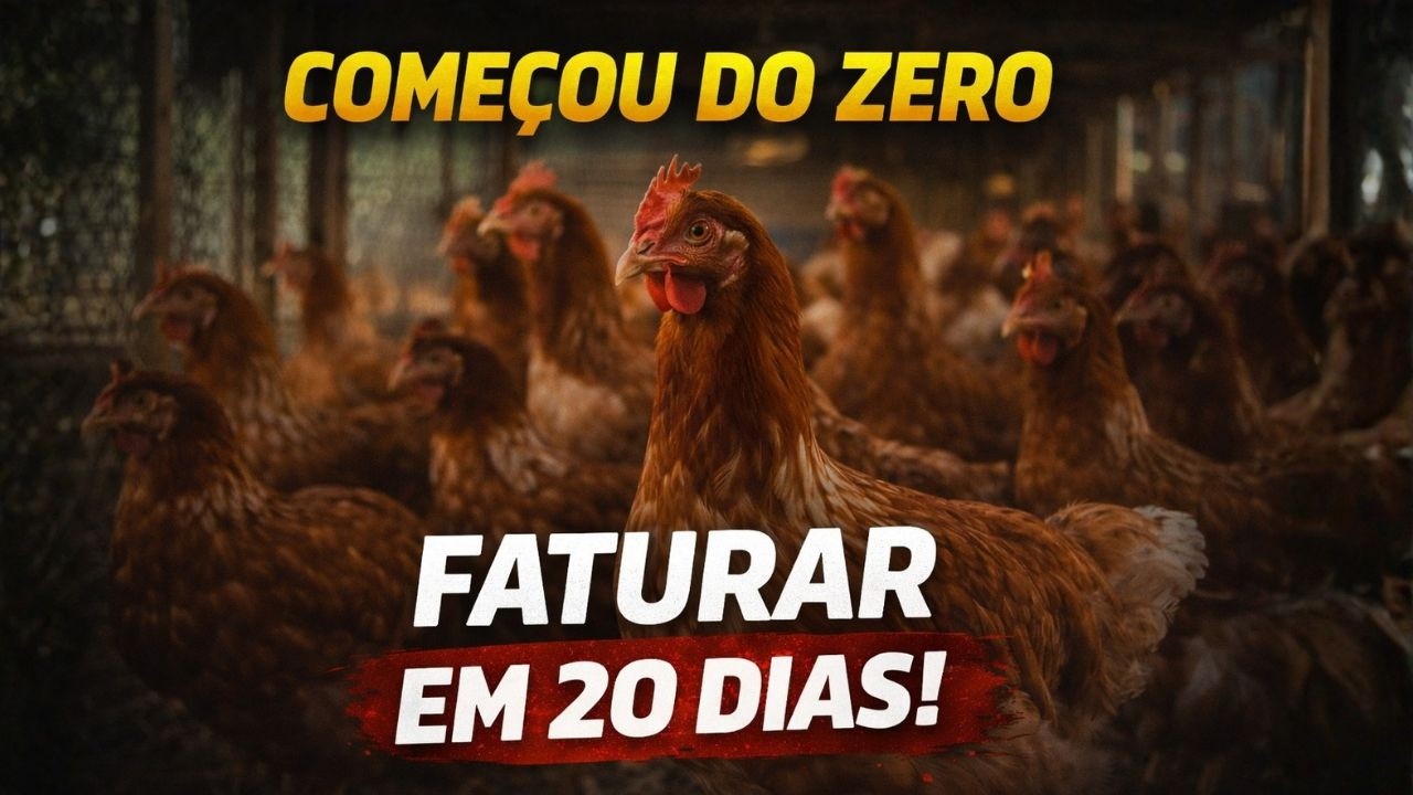 COMEÇOU DO ZERO e em 20 DIAS já está PRONTO pra FATURAR!