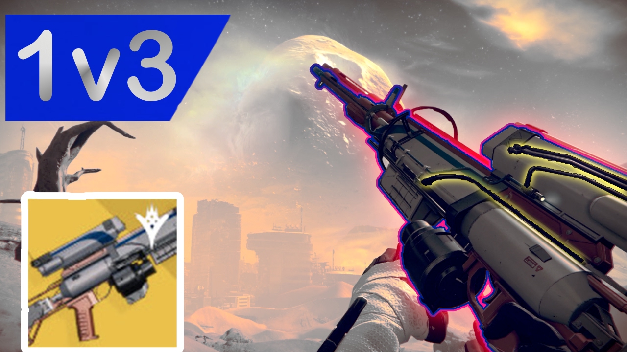 1v3 Trials against teabagger W/ Hereafter Exotic Sniper | Destiny