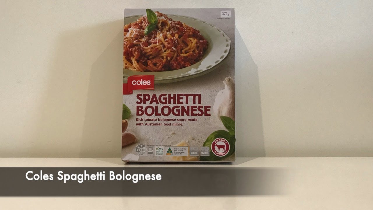 Coles Frozen Spaghetti Bolognese