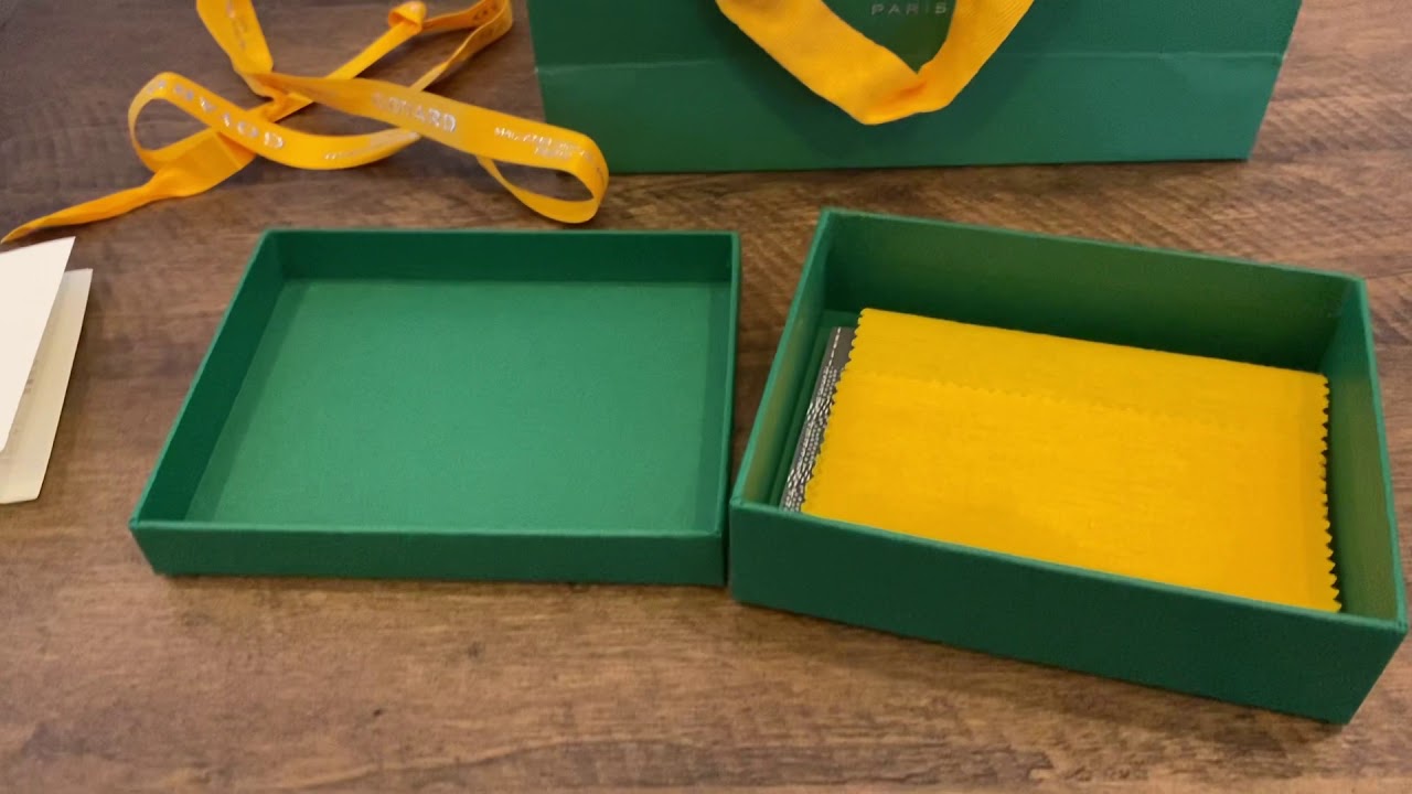 Goyard St Sulpice cardholder unboxing!!!