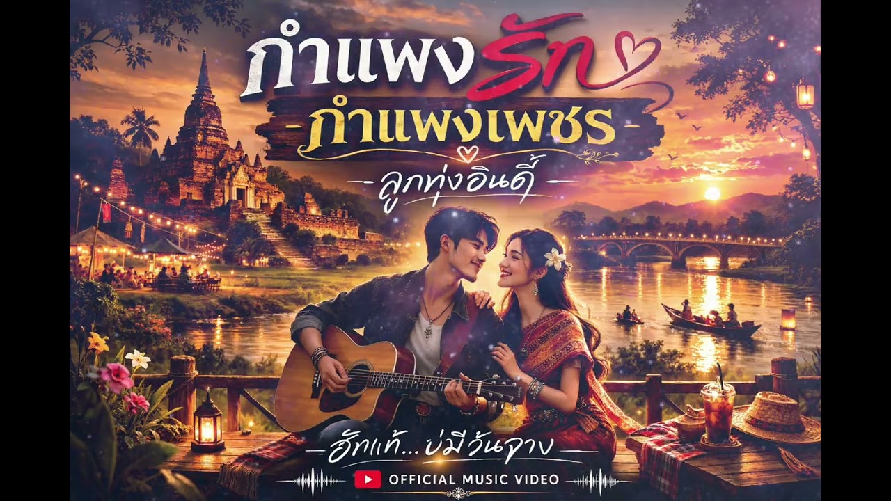 กำแพงรักกำแพงเพชร - ลูกทุ่งอินดี้ | เพลงรักหนุ่มต่างถิ่นตกหลุมรักสาวเมืองกำแพงเพชร [Official audio]