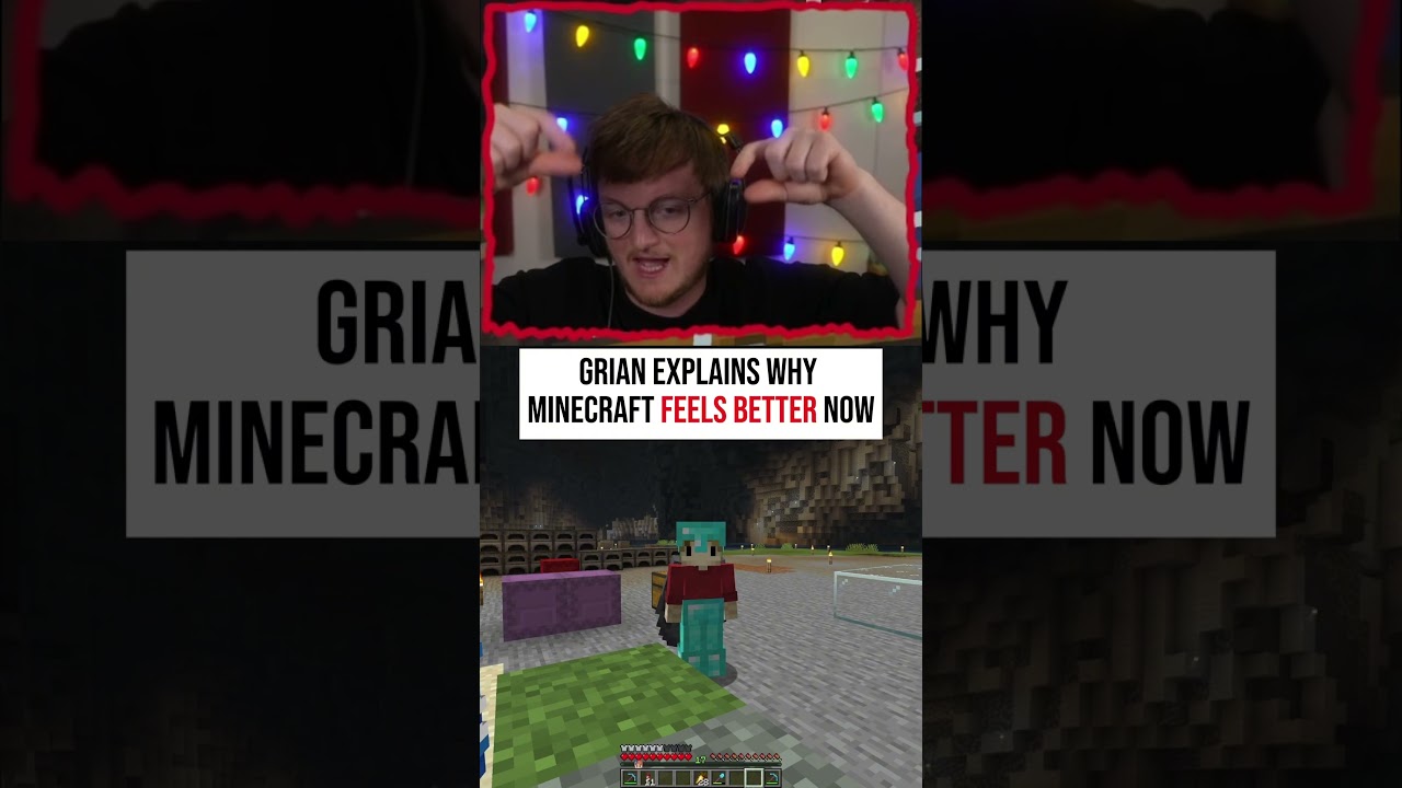 Гриан объясняет, почему Minecraft теперь ощущается лучше.