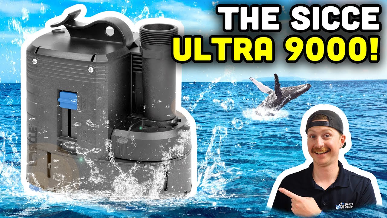 Sicce Ultra 9000 Utility Pump! The Ultimate Tool for Water Changes?