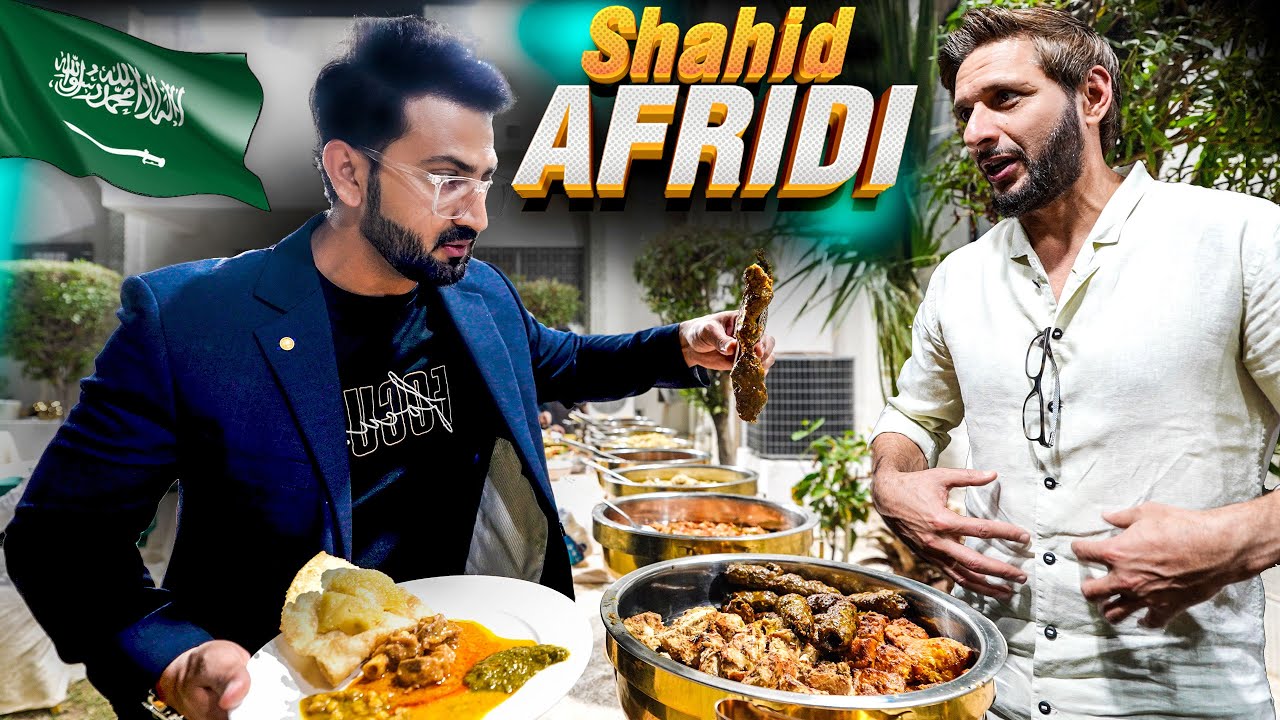 Jumma in Madina & Dinner With Shahid Afridi in Saudi Arabia