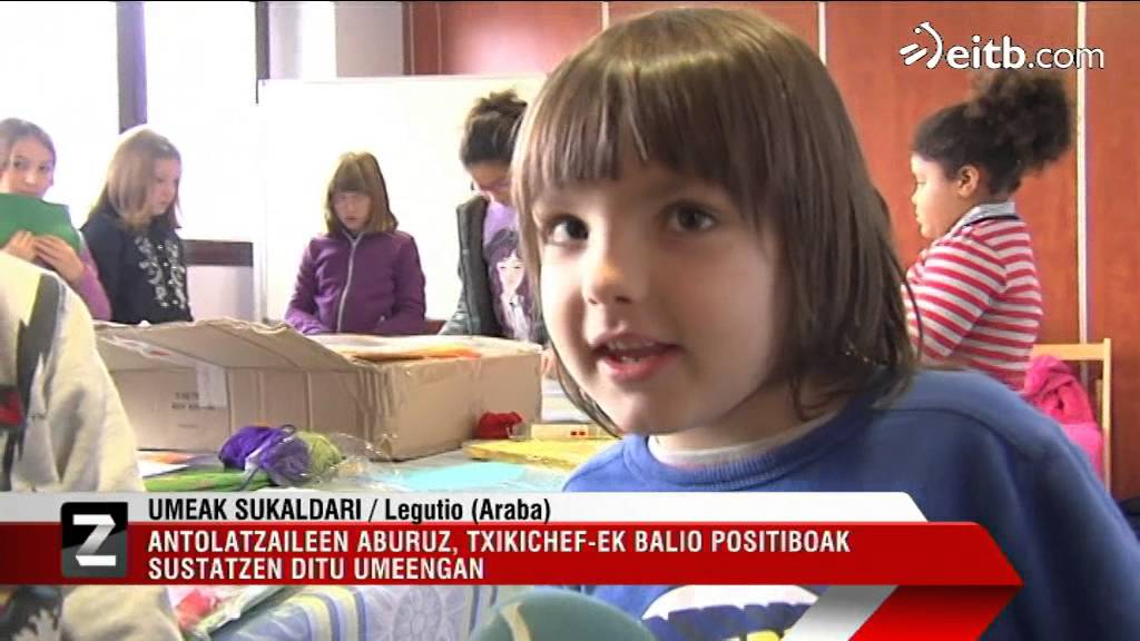 'Txikichef' egitasmoa Legutin: Umeak, sukaldari!