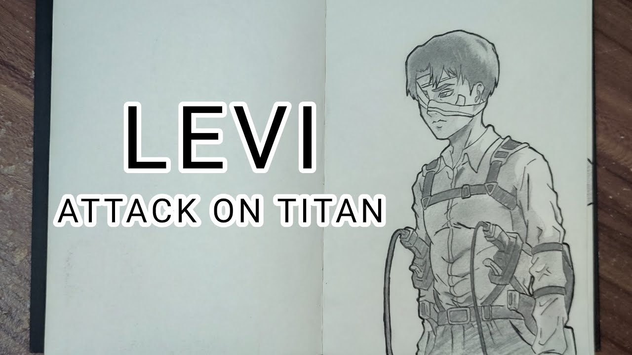 [ASMR] Speed Drawing Anime : Levi Ackerman from Attack on Titan