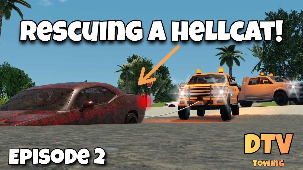 Rescuing a Hellcat that got stuck in the mud!!! [Southern Mudding]