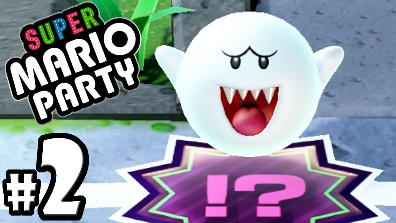 Super Mario Party - 2 Player - Boo’s Bad Luck - Nintendo Switch Gameplay Walkthrough PART 2