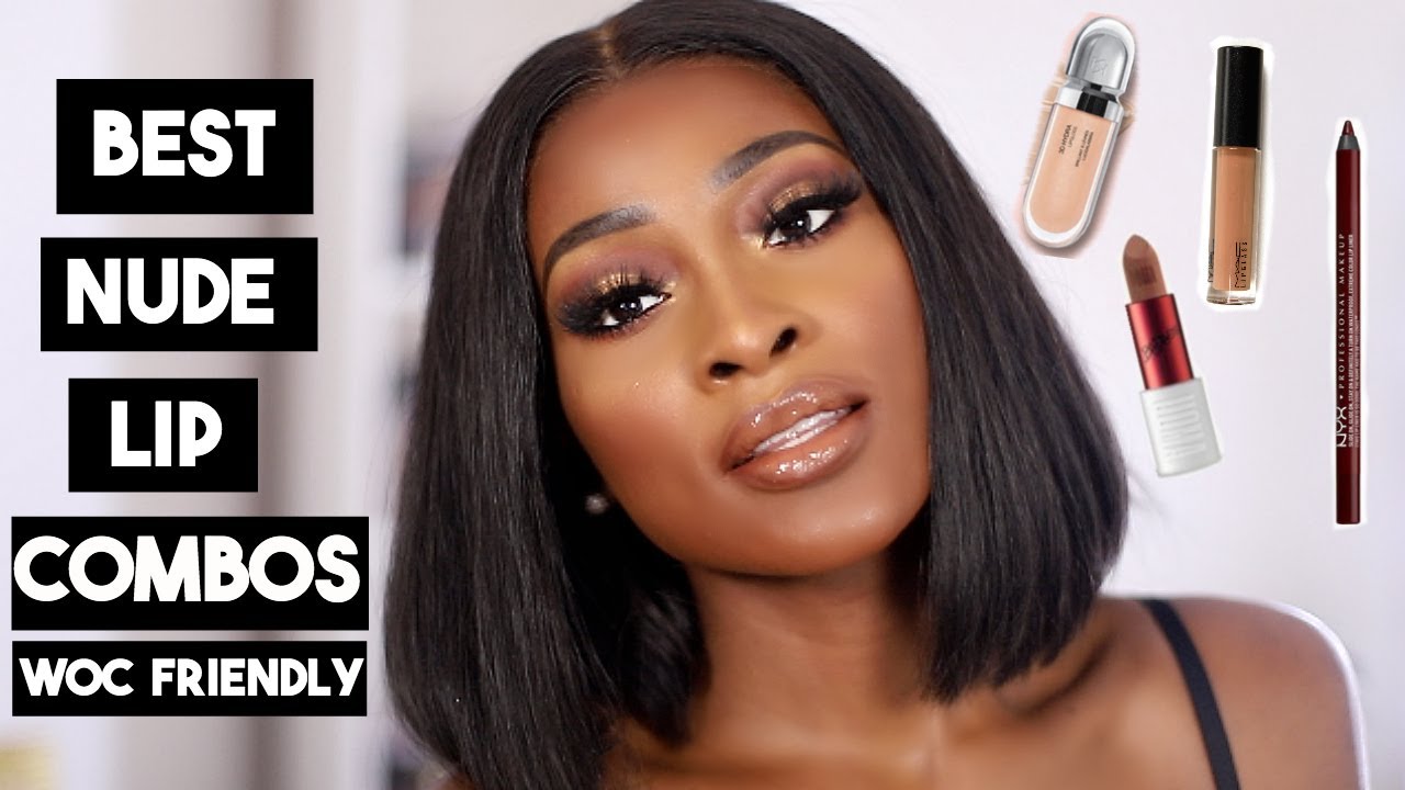 BEST 30  NUDES & LIP COMBOS  FOR DARK SKIN | LIP SWATCHES