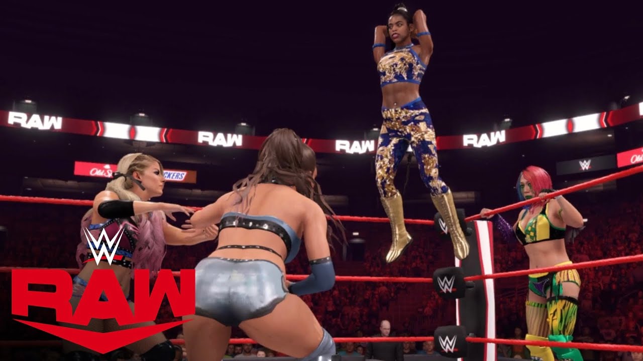 WWE 2K22 RAW VXT VS ALEXA BLISS, ASUKA & BIANCA BELAIR