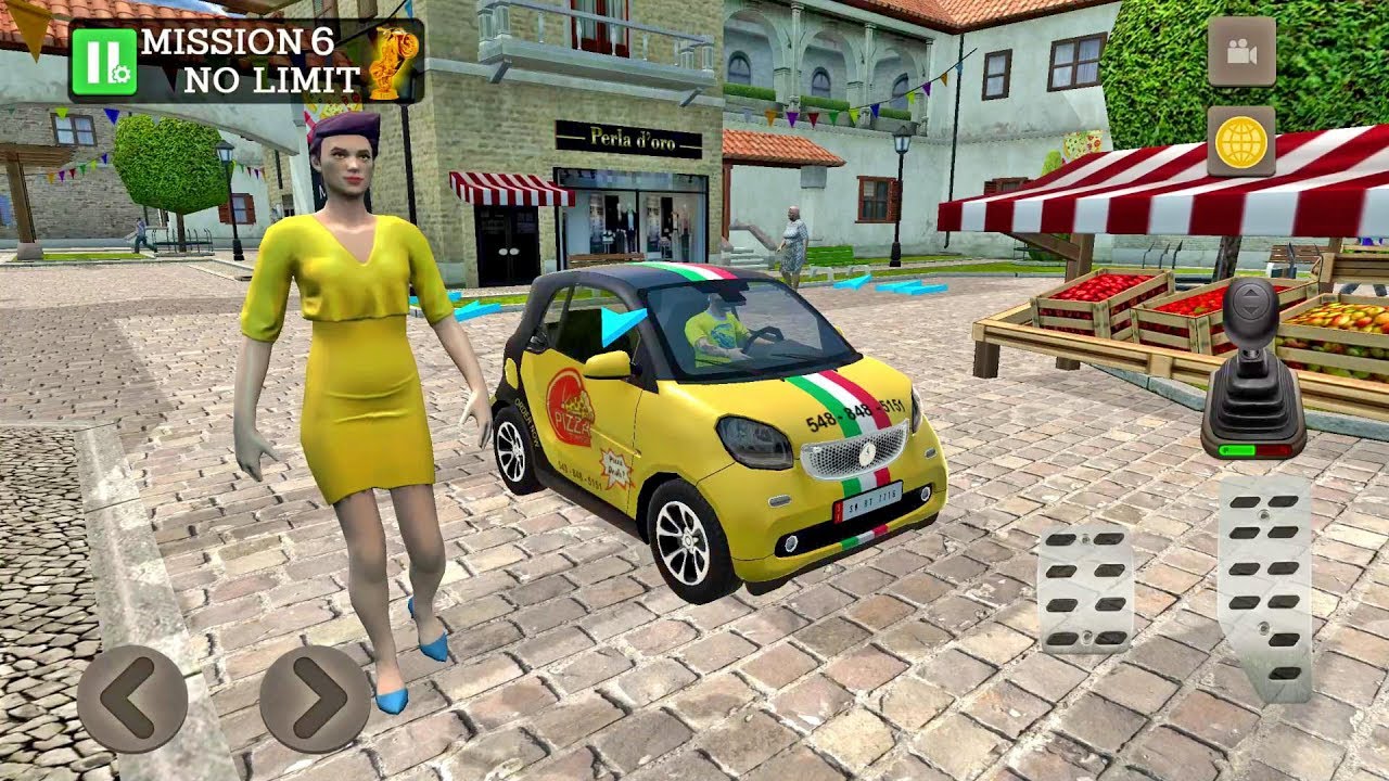 Pizza Delivery Driving Simulator #2 - Bike and Car Games Android gameplay #carsgames