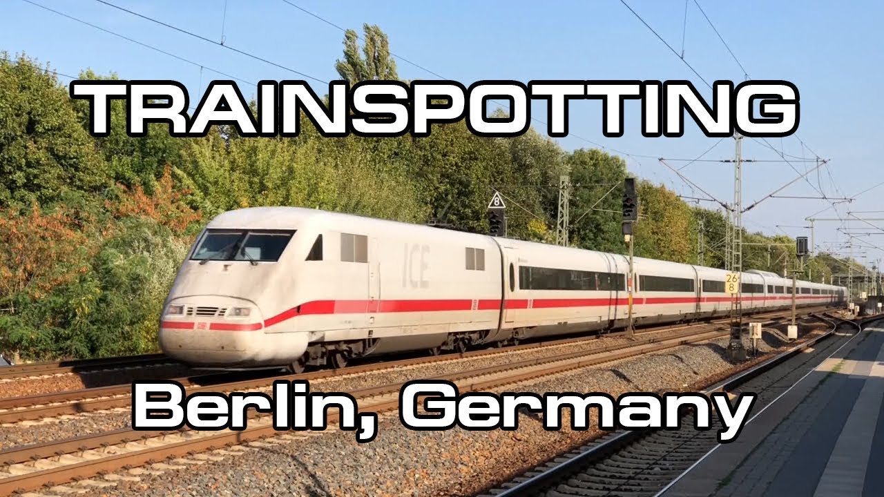 Trainspotting near Berlin, Germany