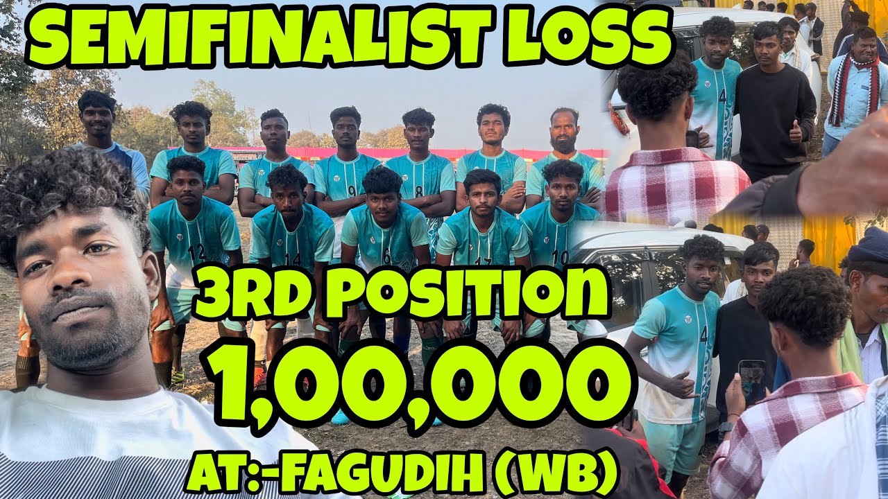 SEMIFINALIST LOSS 3rd POSITION 1,00,000 AT:-FAGUDIH (WB)||Vlog Video ||23/01/2026