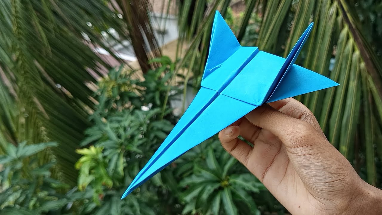 How to make Origami Airforce paper Airplane without glue | Easy trick | Art and craft ideas 💡 |