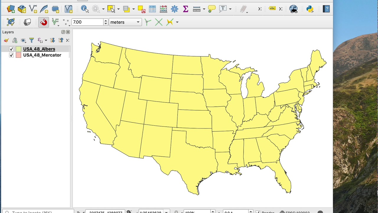 Calculate Area in QGIS 3 - Planimetric and Ellipsoidal
