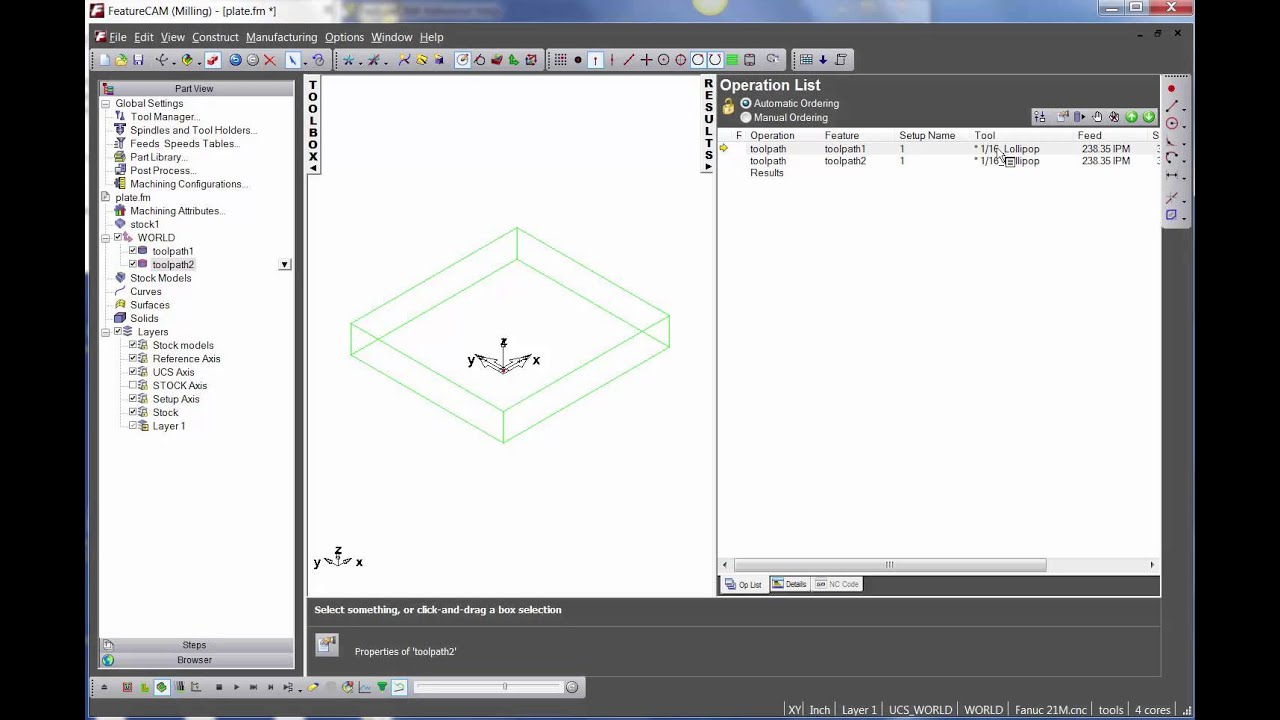 Simulation de code G