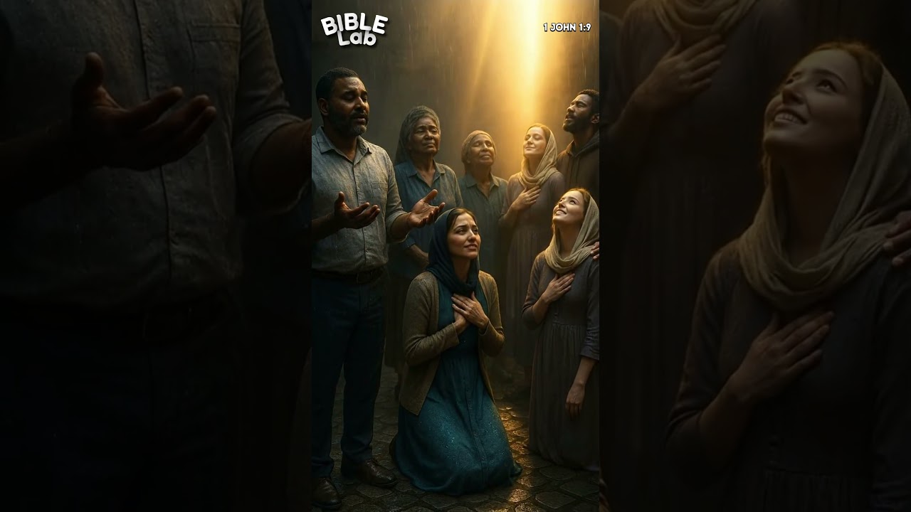 He Forgives and Restores #Biblelab #1John19 #FaithfulAndJust #Cleansed #NewBeginning #shorts