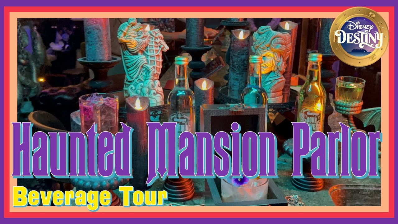 Inside the Haunted Mansion Parlor Drink Menu | Disney Destiny