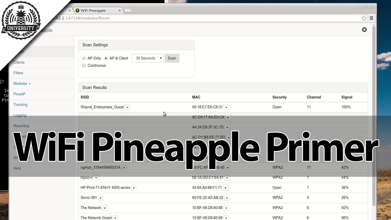 WiFi Pineapple Primer - From Recon to PineAP