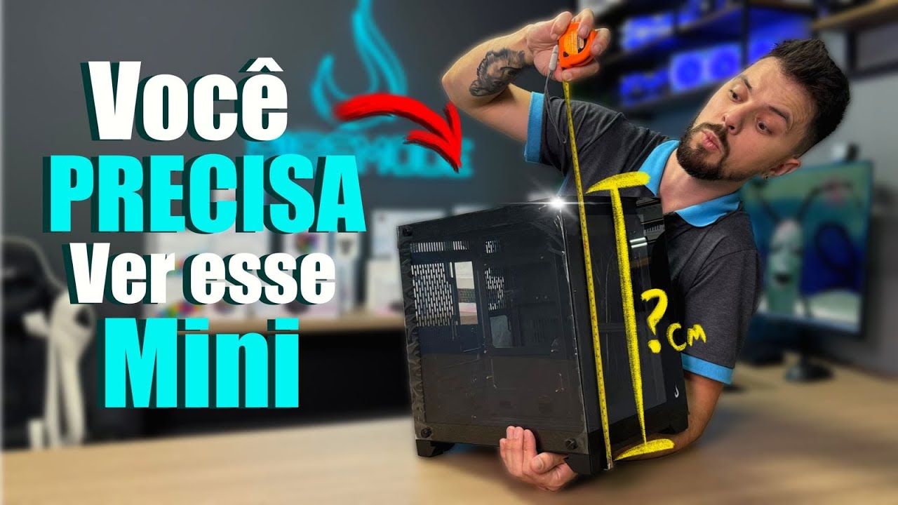 COMPACTO E ESTILOSO! APRESENTAMOS O GABINETE GALAXY GLASS MINI!