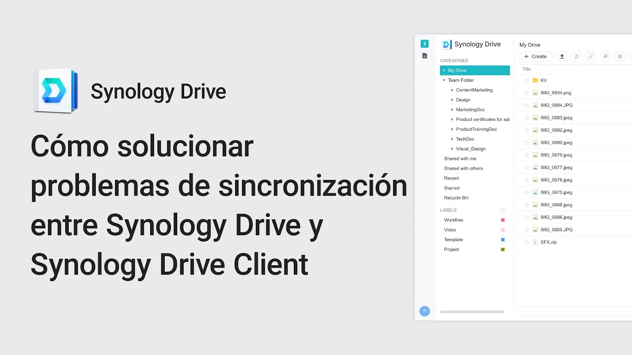 Como arreglar problemas de Sincronización entre Synology Drive y Synology Drive Client | Synology