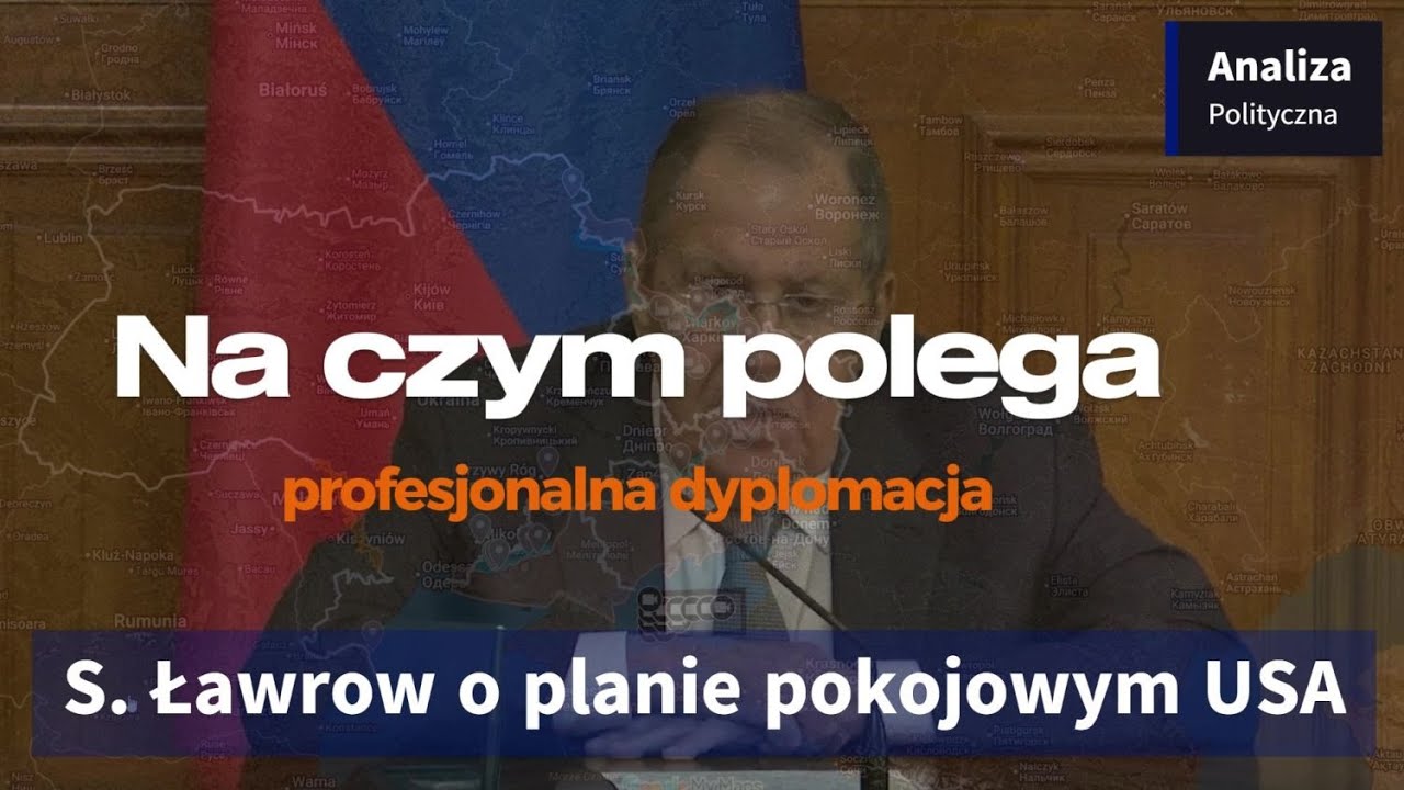 Siergiej Ławrow o planie pokojowym USA i dyplomacji
