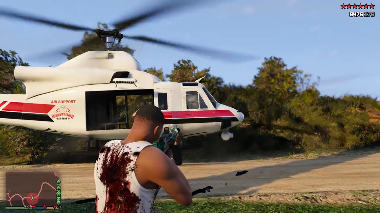 GTA V - Attack On Cayo Perico With The Aircraft Carrier - RDE