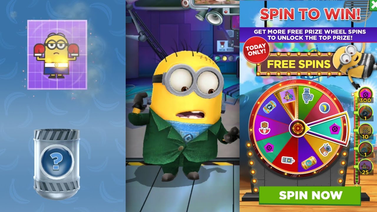 Minion Rush Frankenstein & Free Prize Wheel rewatd | Silver prize pod