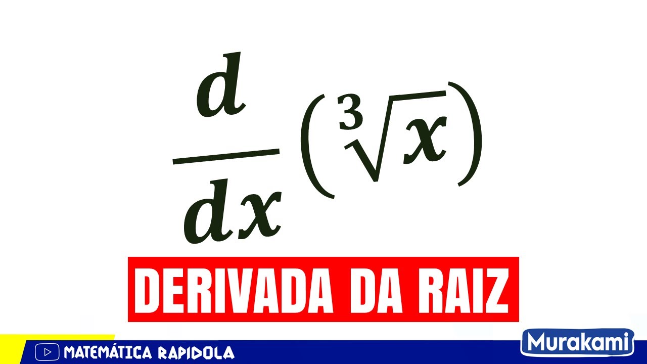 🚨 Derivadas com Raiz 😱 APRENDA EM 8 MINUTOS