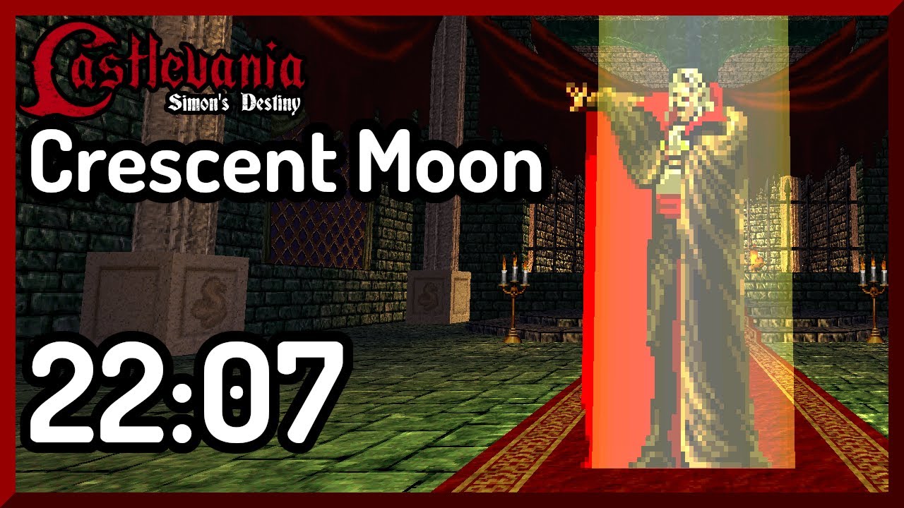 Castlevania: Simon's Destiny - Crescent Moon (Normal Difficulty) 22:07