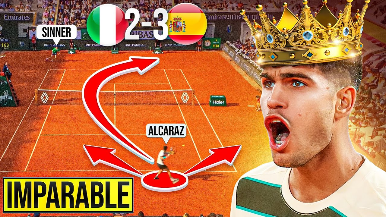 Así Fue el Mejor Partido de 2025: Alcaraz vs Sinner (análisis táctico)