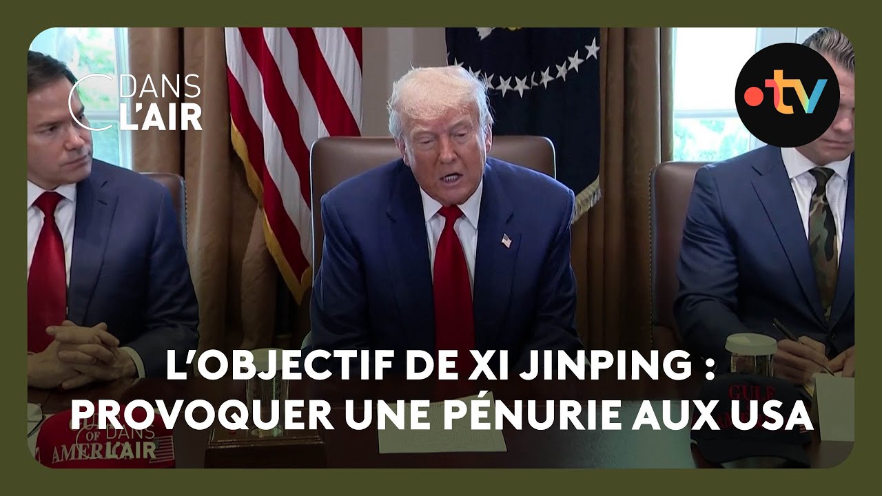 Face aux États-Unis, Pékin suspend les exportations de minerais - reportage #cdanslair 02.05.2025