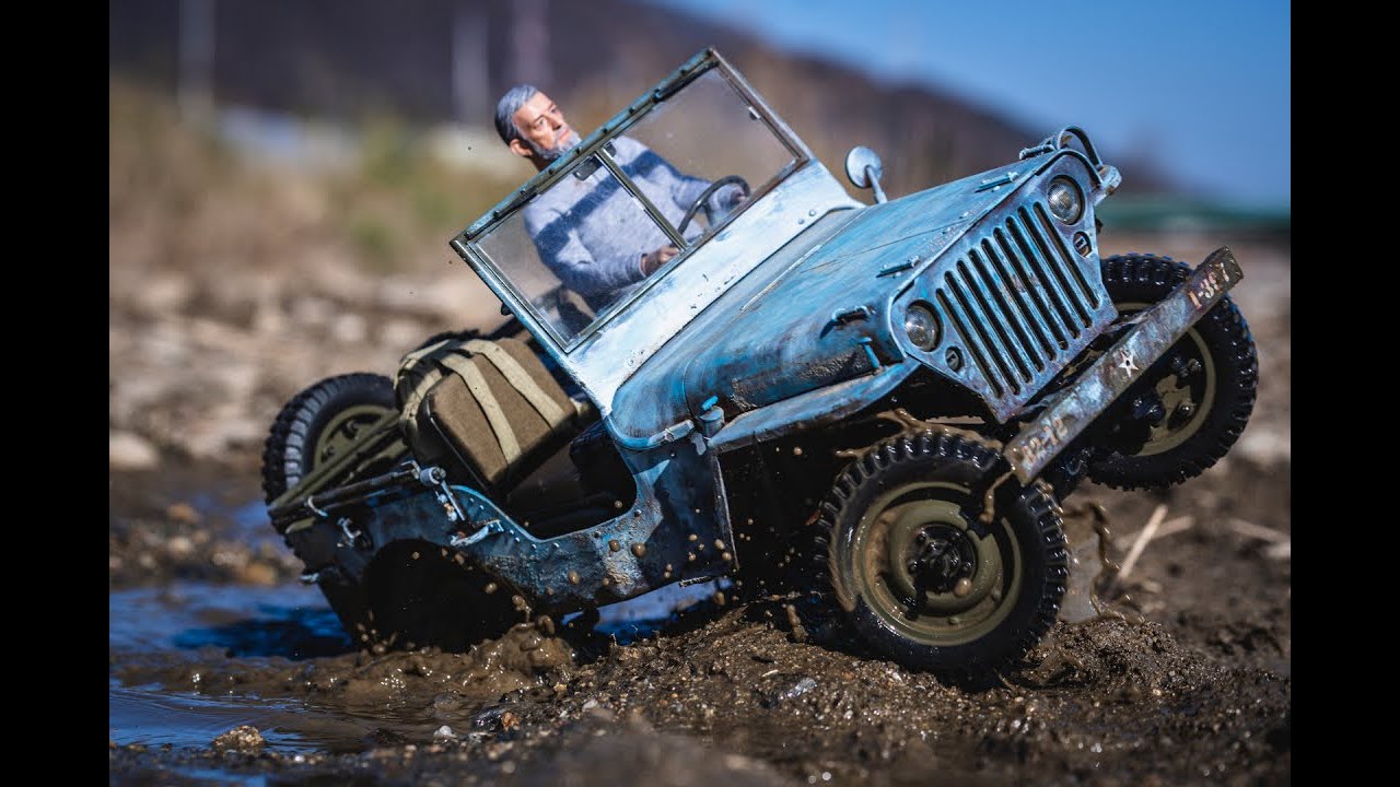 RC MUD | Vintage willys Jeep | ROC hobby 1/6 scale | #4