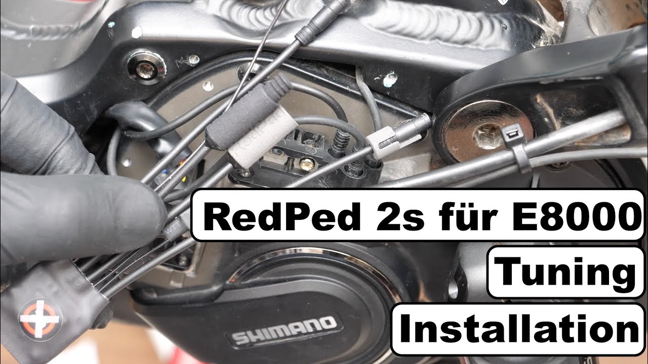 RedPed 2s für Shimano E8000 - Einbau - Installation - Tuning E-Bike