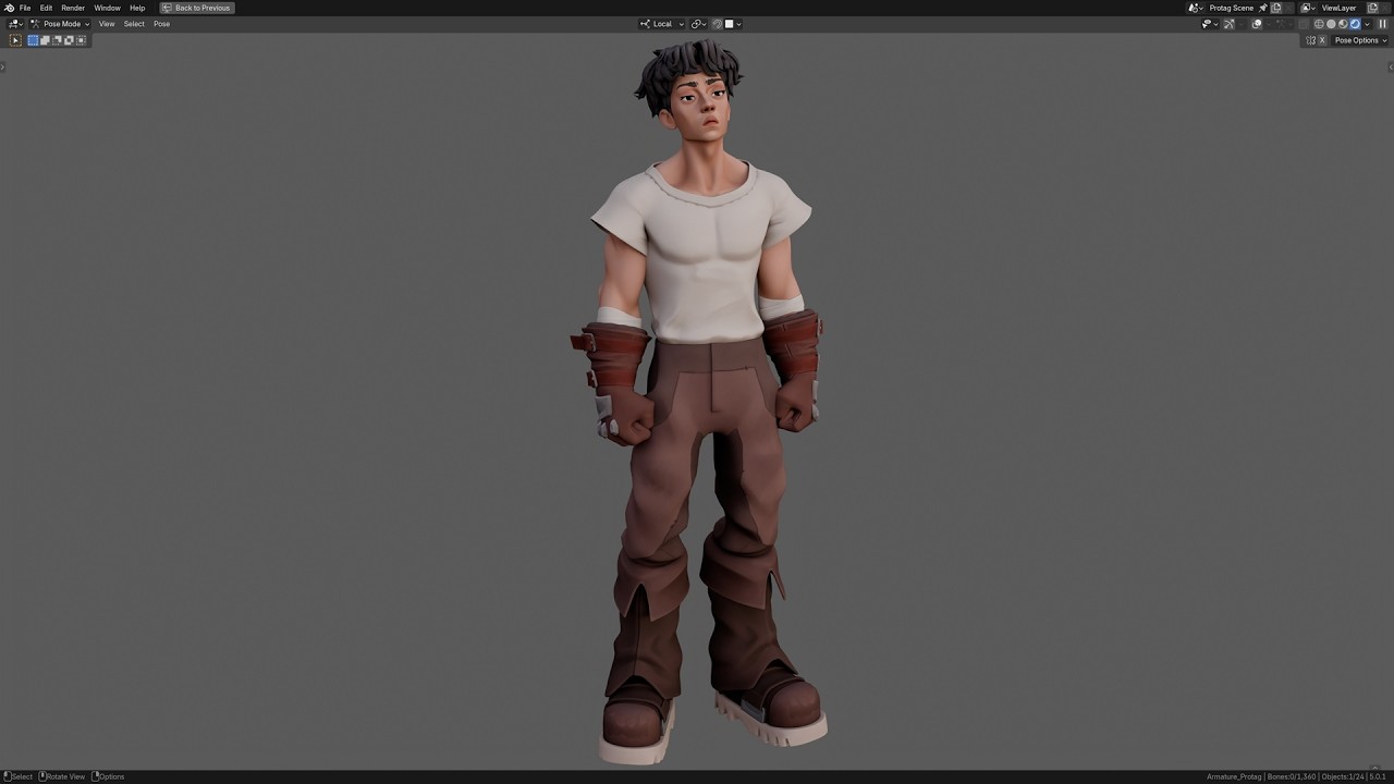 The Protagonist Animation Test