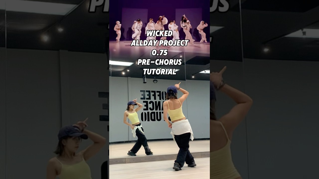 ALLDAY PROJECT - Wicked 0.75 pre-chorus tutorial #kpoptutorial #kpop #alldayproject #wicked