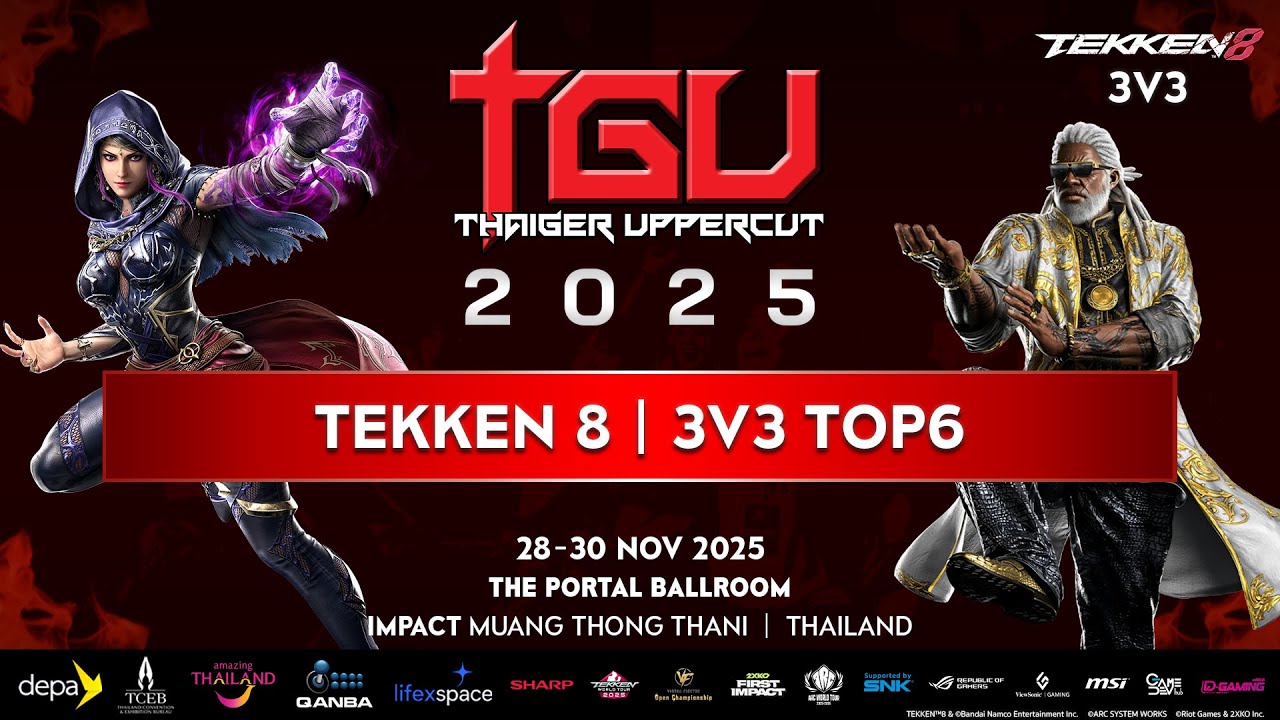 TGU 2025 | TEKKEN 8 3v3 Team Tournament TOP6
