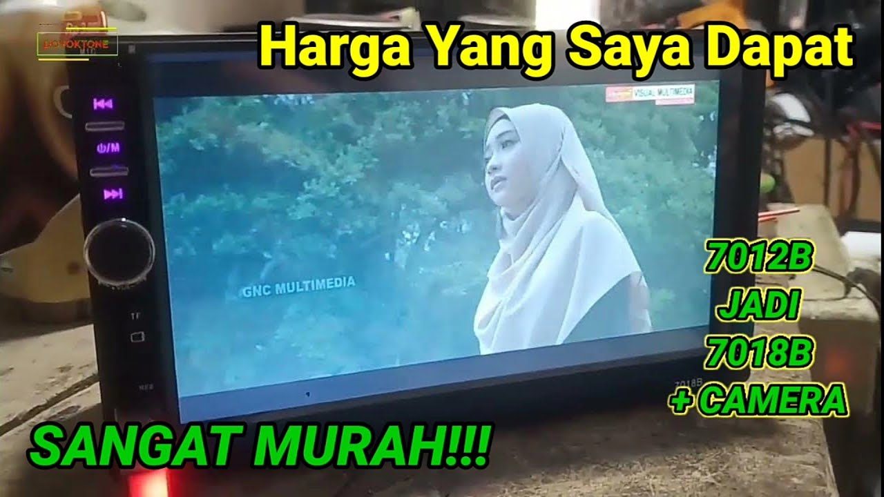 UNBOXING 2Din 7012B JADI 7018B. MANTAB DAN JOSS SUARANYA