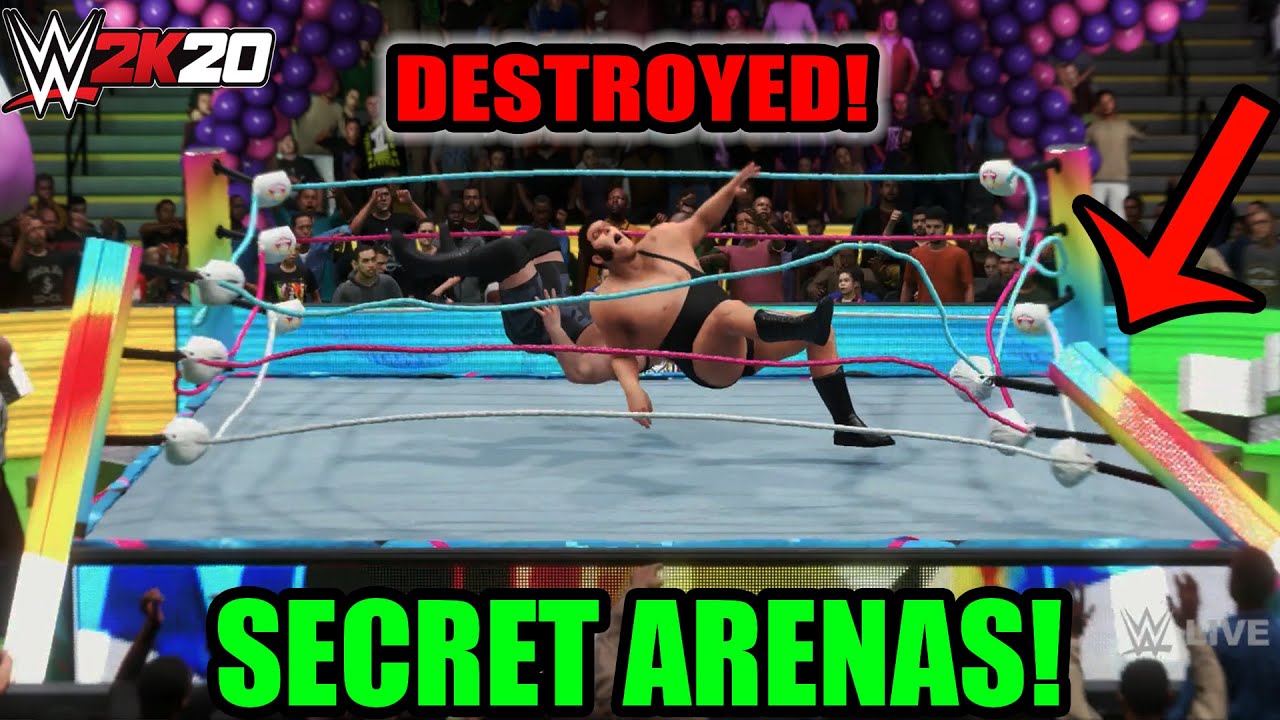 WWE 2K20: Breaking The Ring In Every Secret Arena