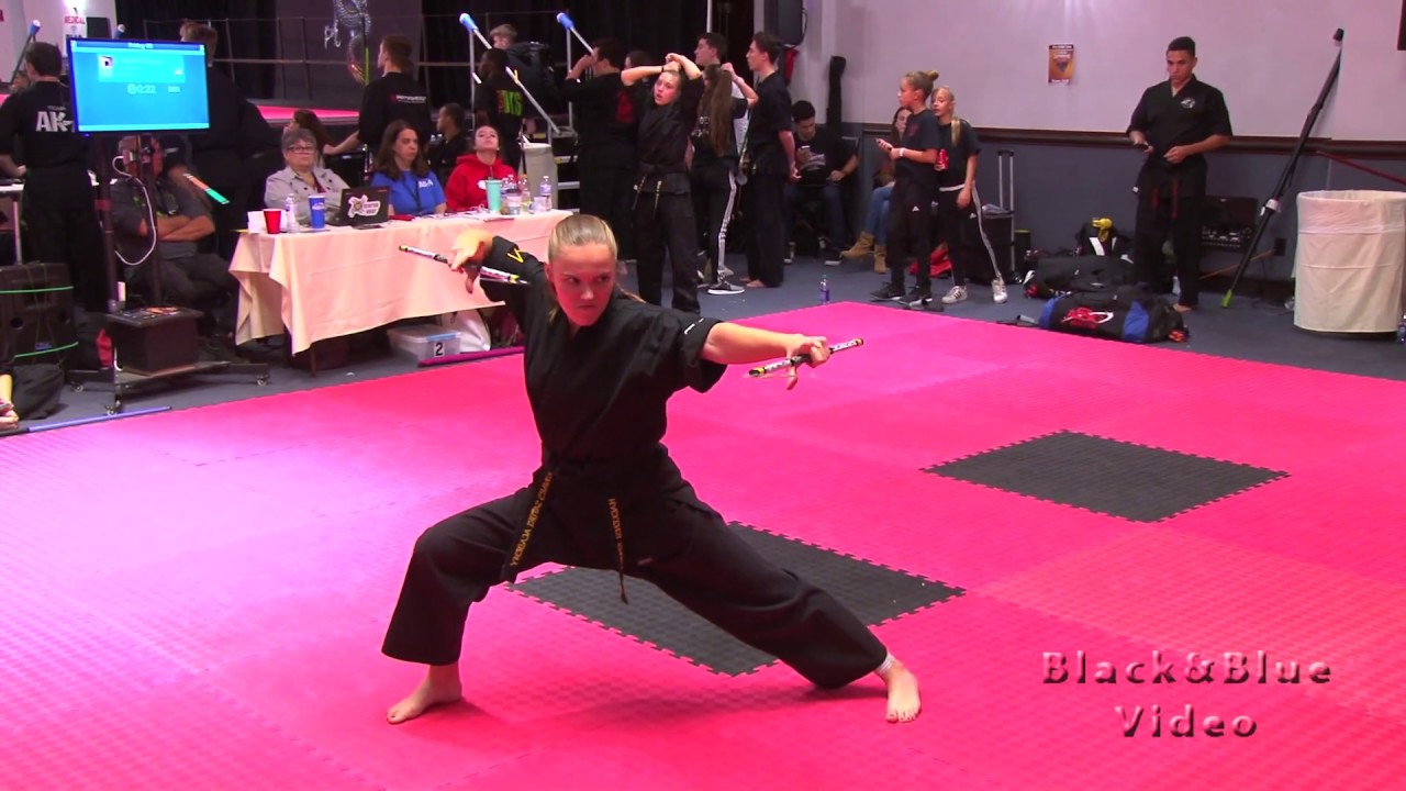 Mackensi Emory Kamas Kata at 2018 Diamond Nationals Karate Tournament Eliminations